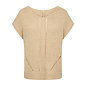 Sand Knitted Cardigan Short Sleeve