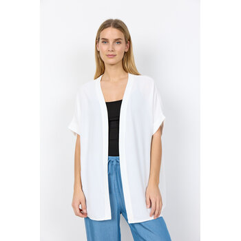 Offwhite Ladies Knitted Blouse