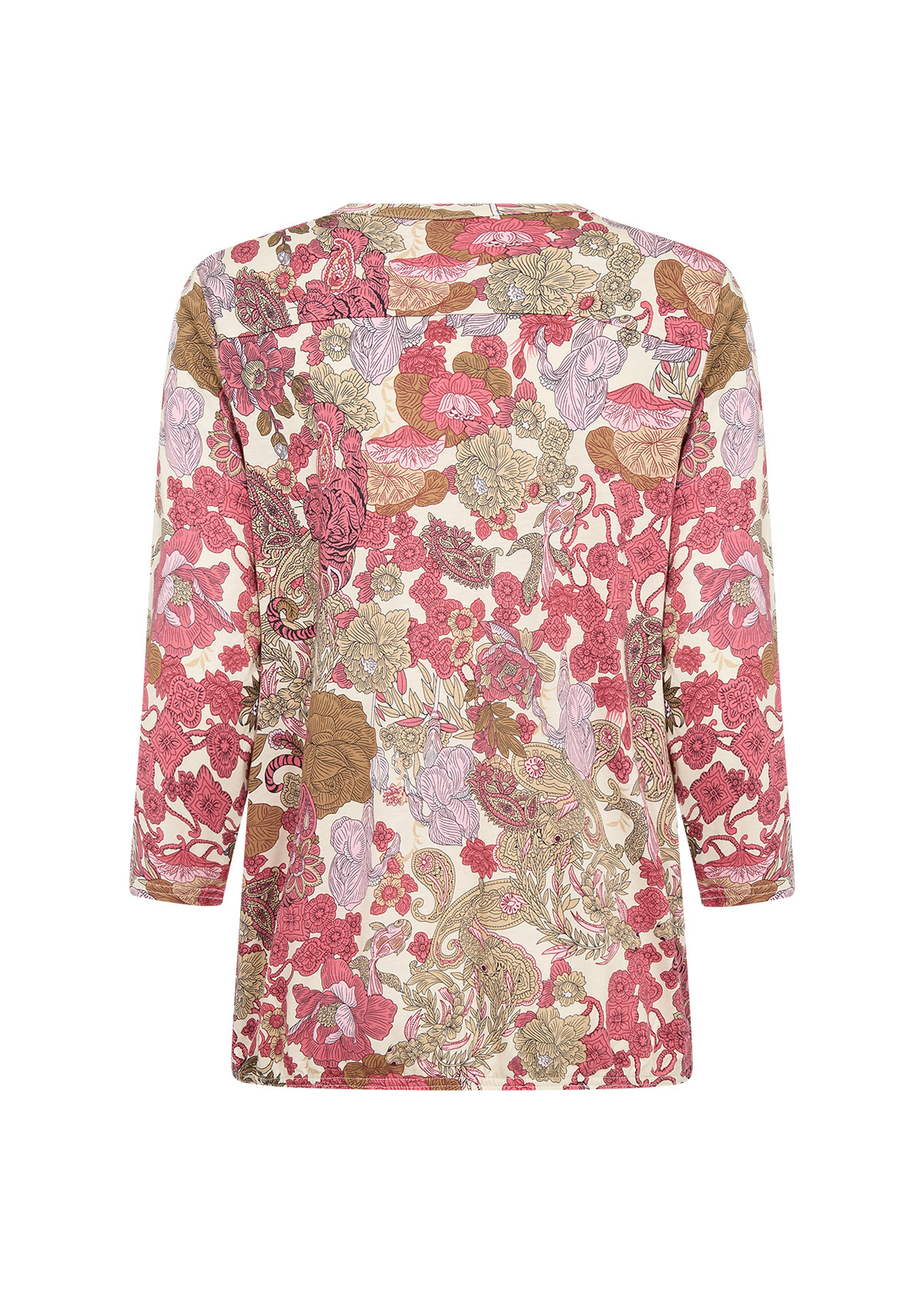 Ladies Top Raptured Rose Flowers