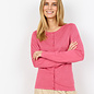 Ladies Knitted Cardigan Navy/Pink