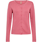 Ladies Knitted Cardigan Navy/Pink