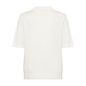 Offwhite Ladies Knitted Top V-Collar