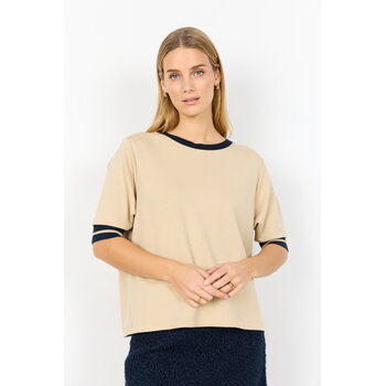 Ladies Sand Tshirt Half Sleeve