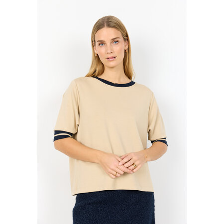 Ladies Sand Tshirt Half Sleeve