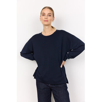 Long Sleeve Navy Sweater