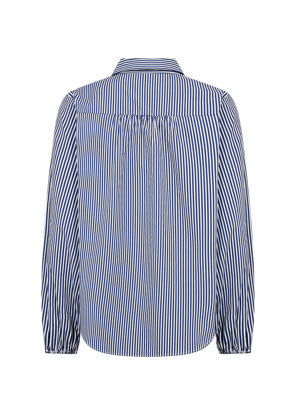 Ladies Woven Blouse Navy Combi