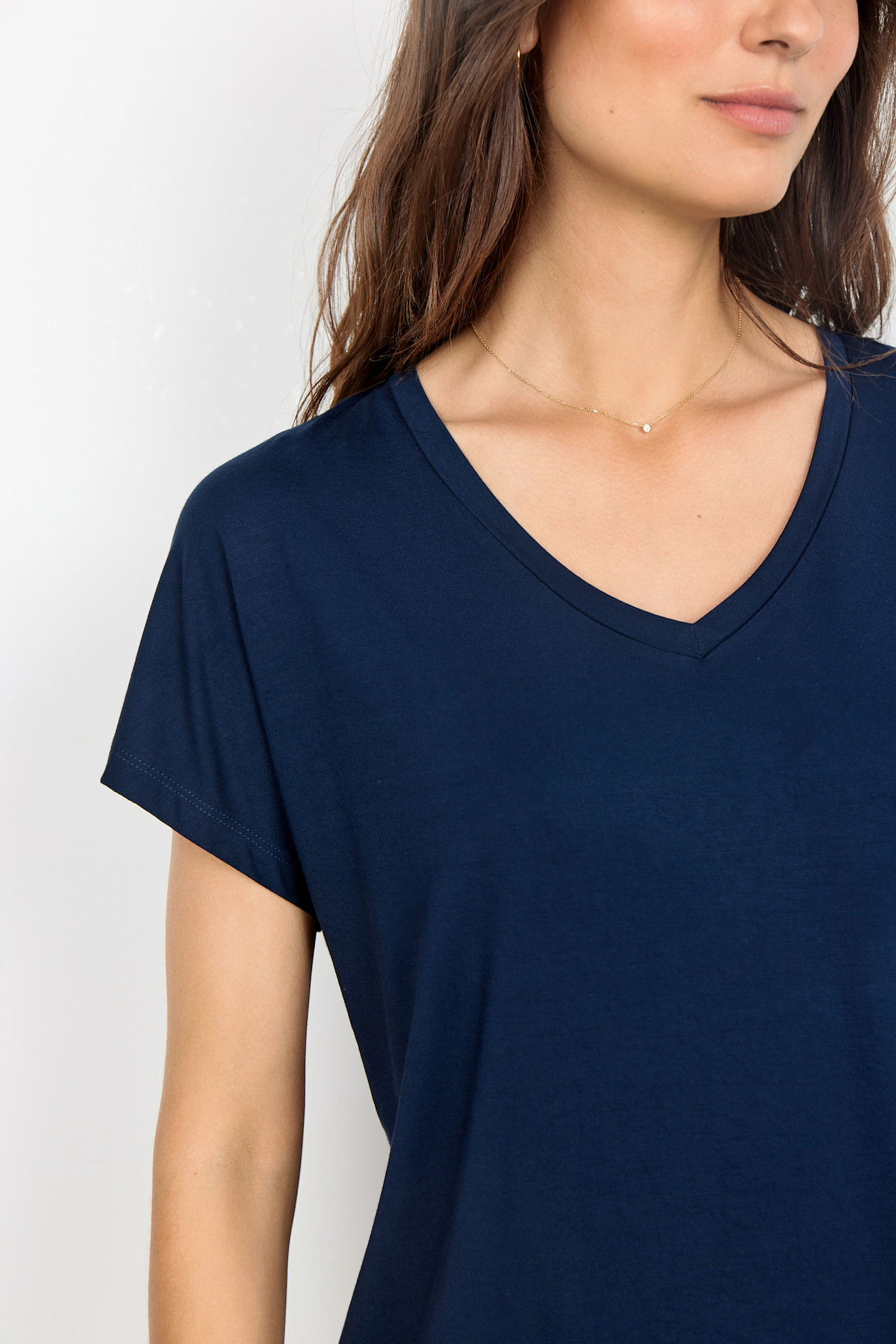 Tshirt Shortsleeve Navy V-Neck