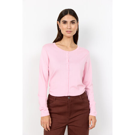 Rose Melange Knitted Cardigan