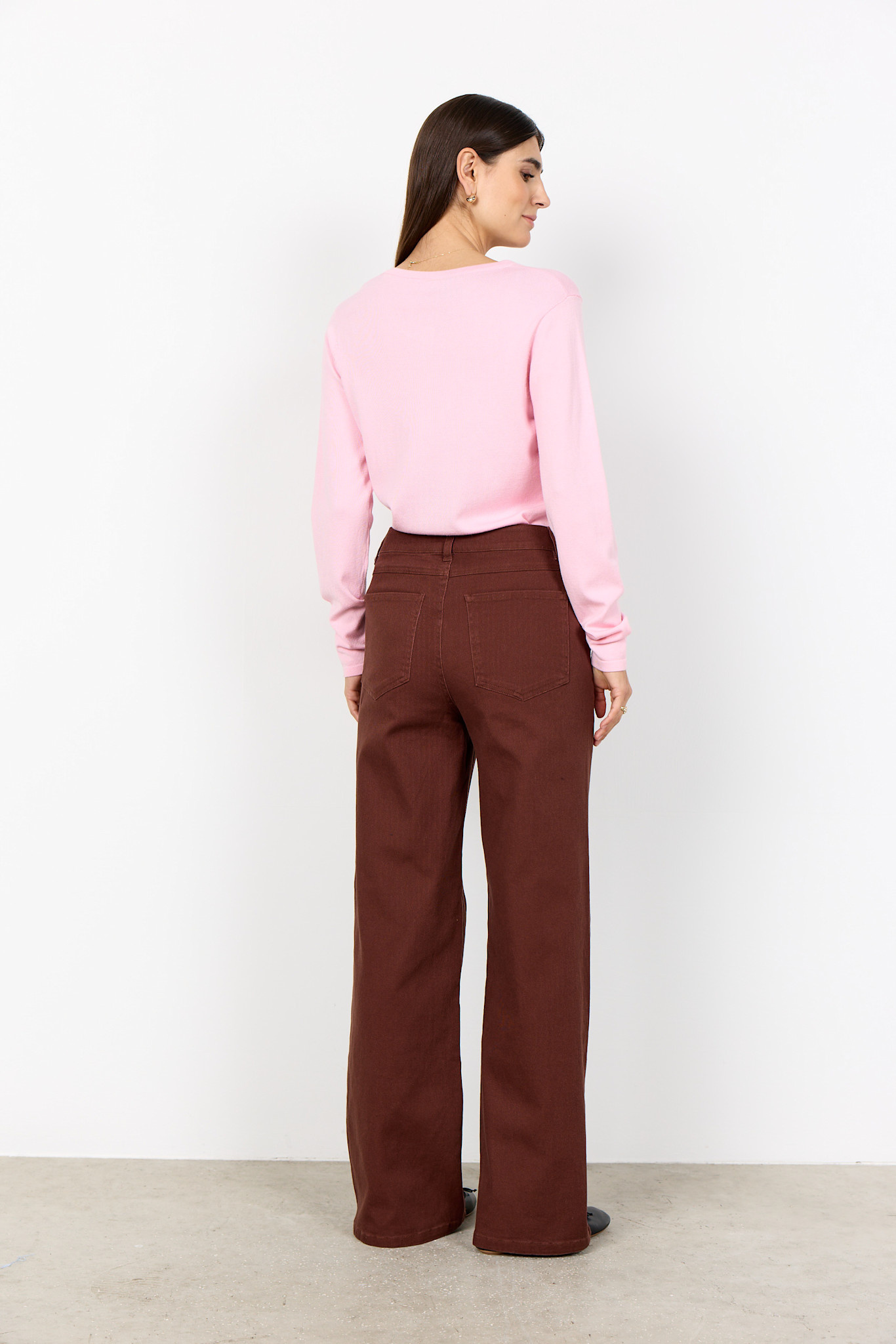 Rose Melange Knitted Cardigan