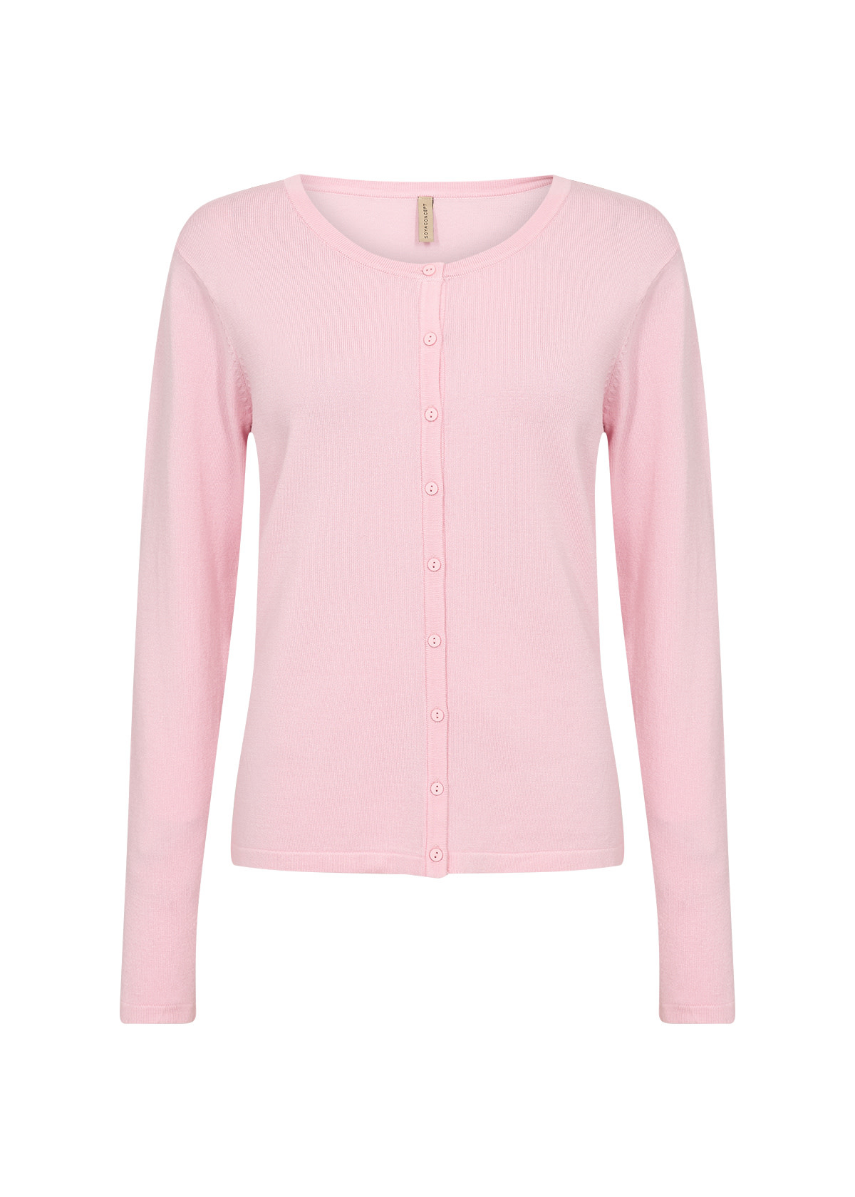 Rose Melange Knitted Cardigan