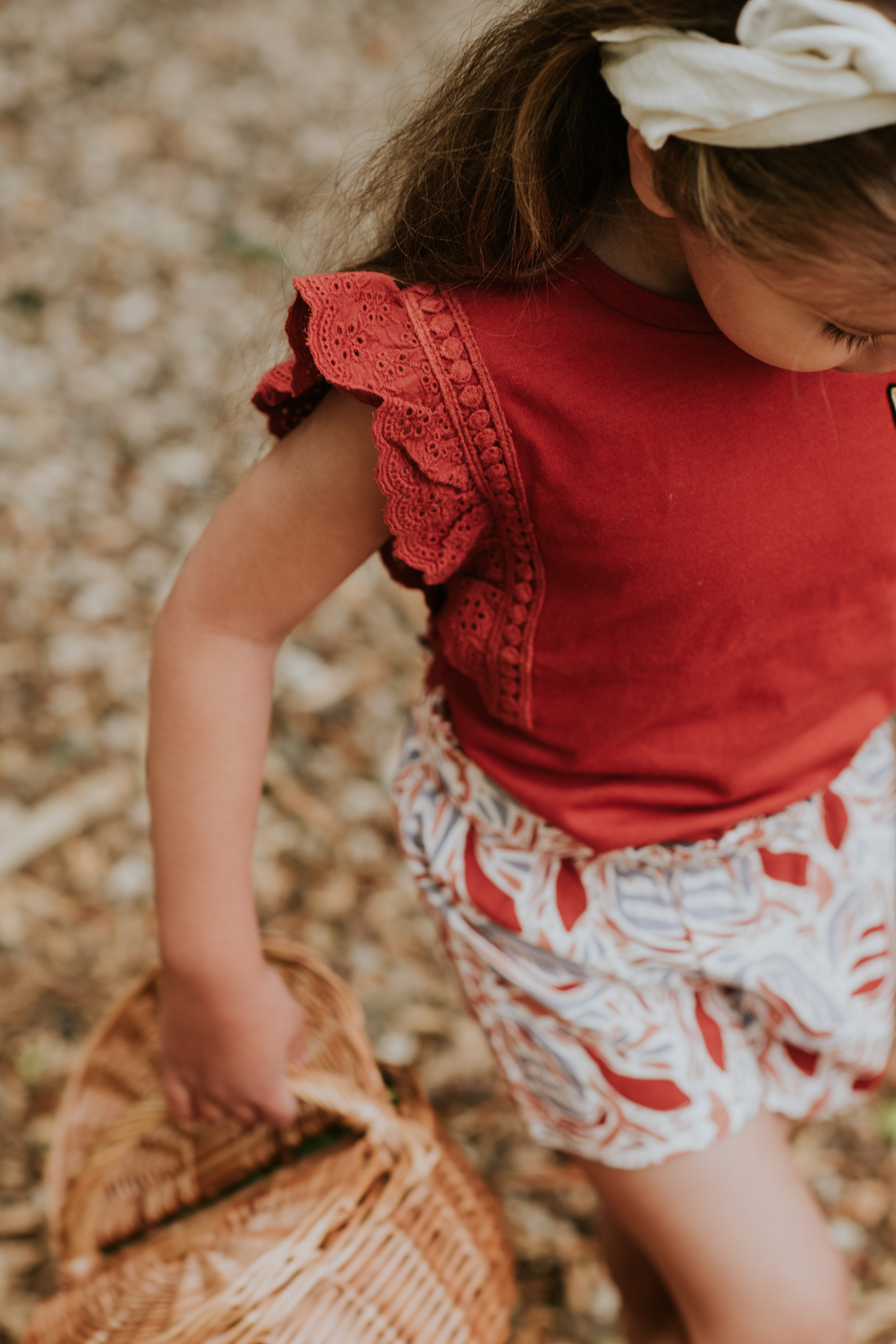 Brique Tshirt Ruffled Short Sleeve