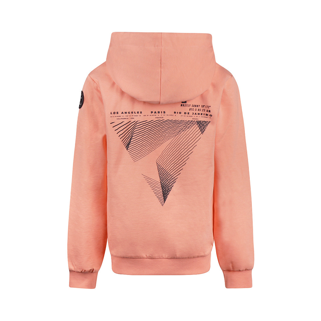 Neon Coral Hoodie