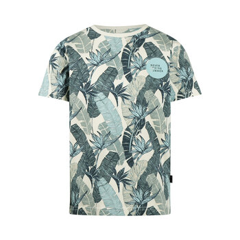 Leaf Pattern Tshirt Offwhite