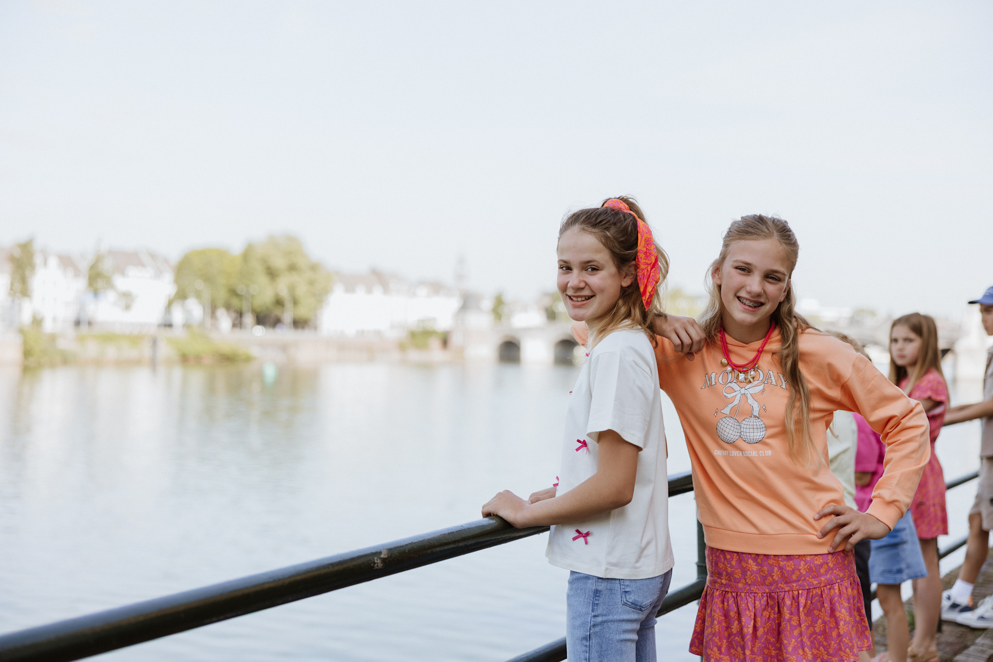 Offwhite Tshirt Loose Fit Bows