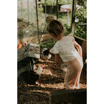 Offwhite Tshirt Ruffled Short Sleeve