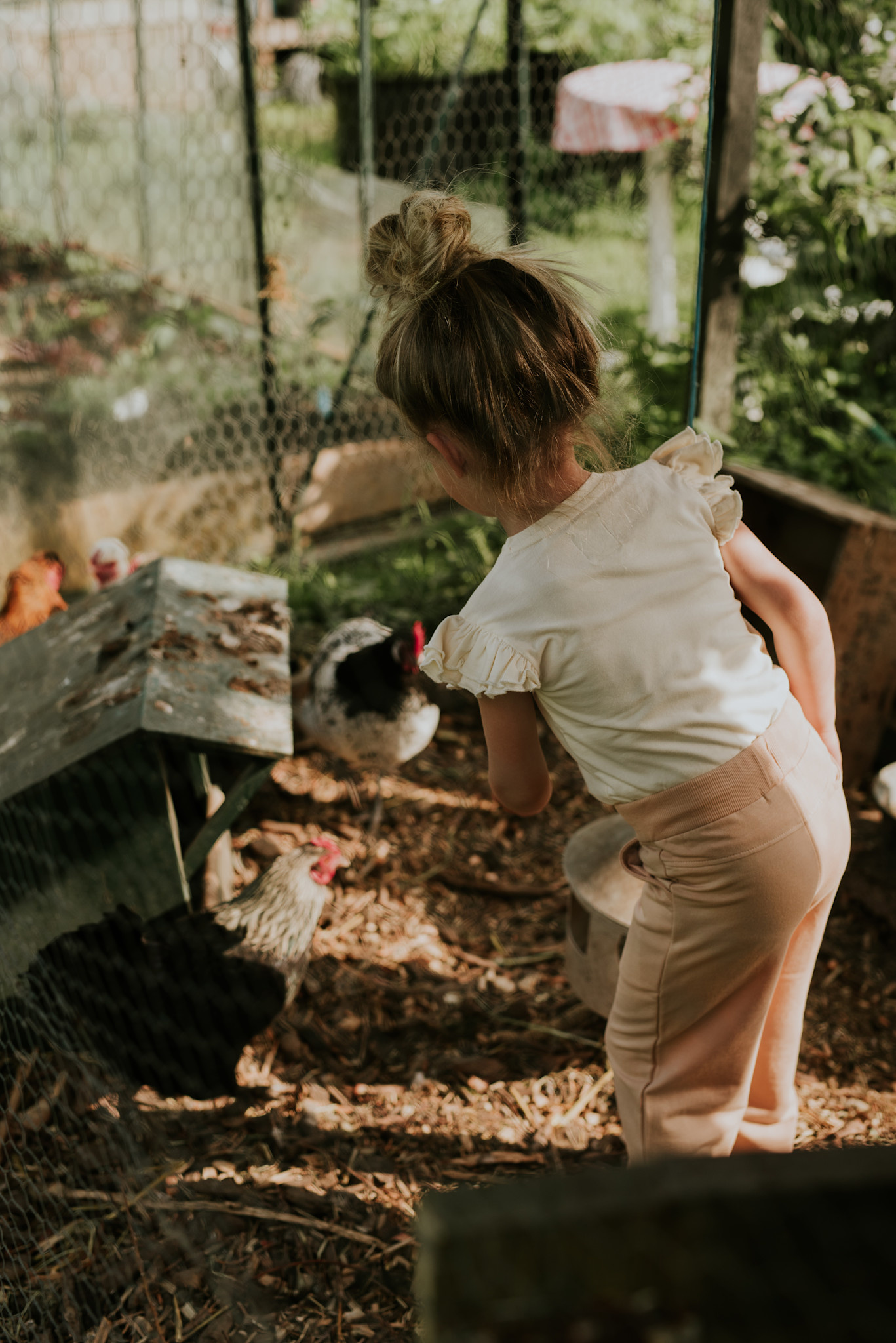 Offwhite Tshirt Ruffled Short Sleeve