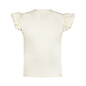 Offwhite Tshirt Ruffled Short Sleeve