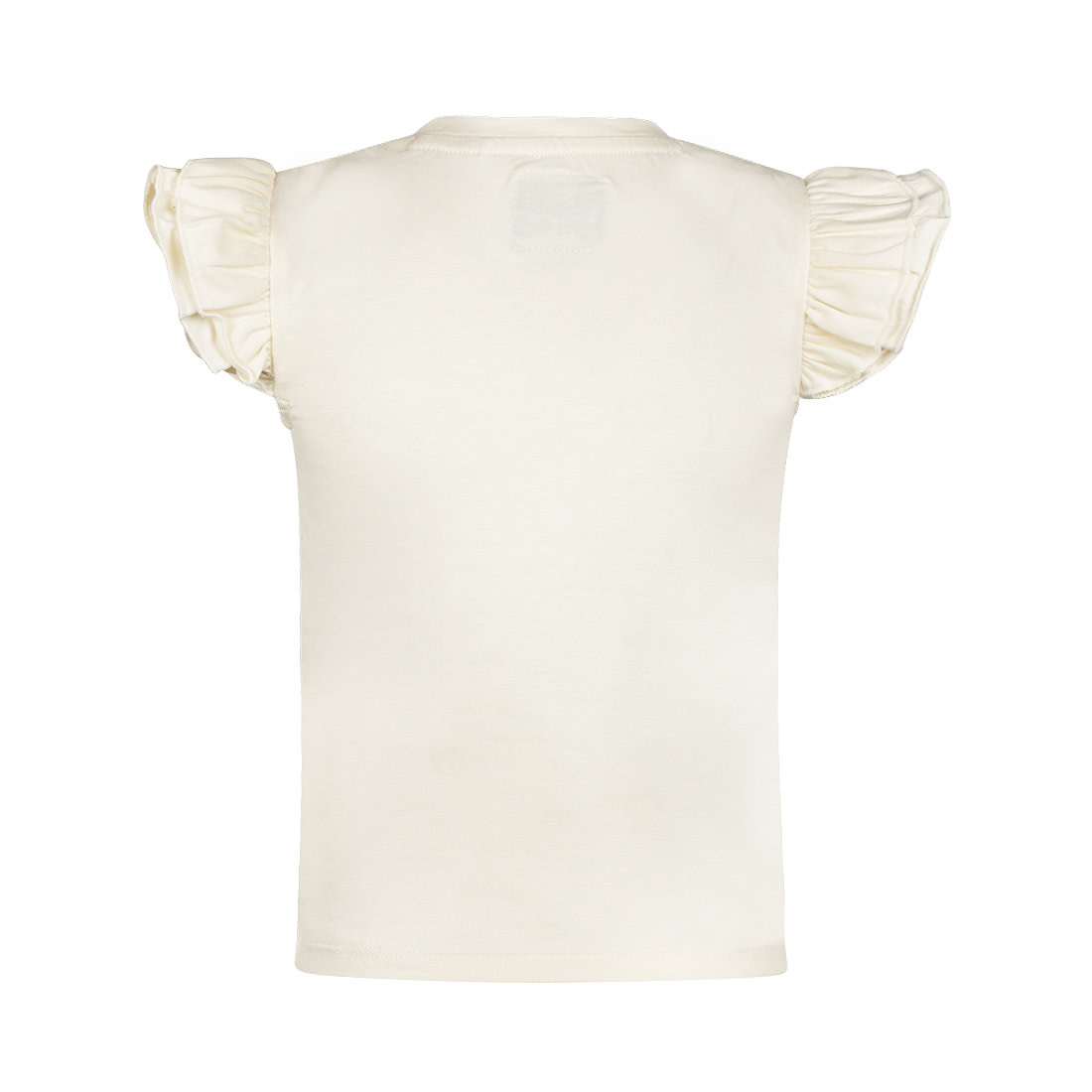 Offwhite Tshirt Ruffled Short Sleeve