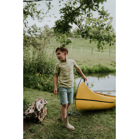 Faded Green Tshirt Fish