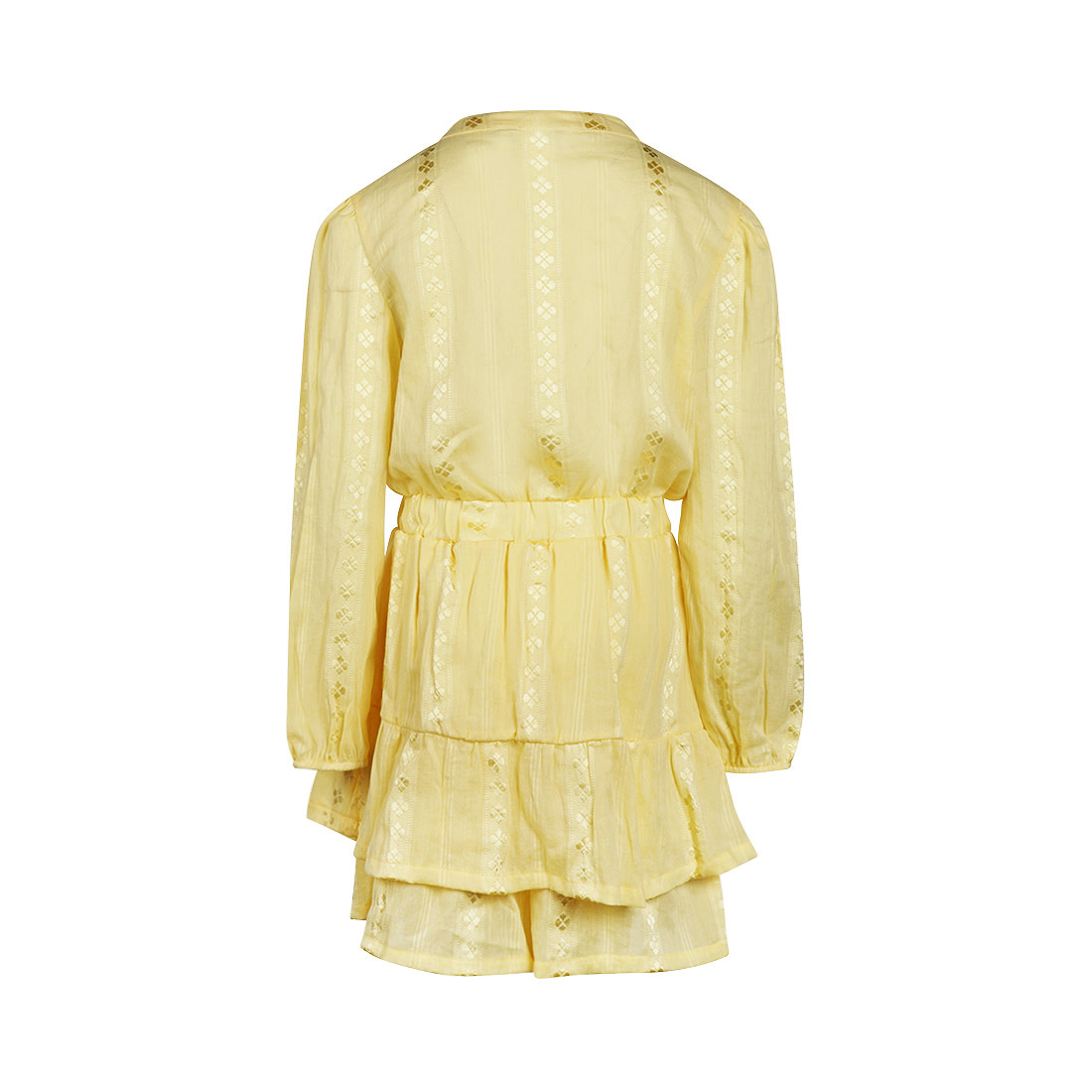 Light Yellow Dress with Shorts