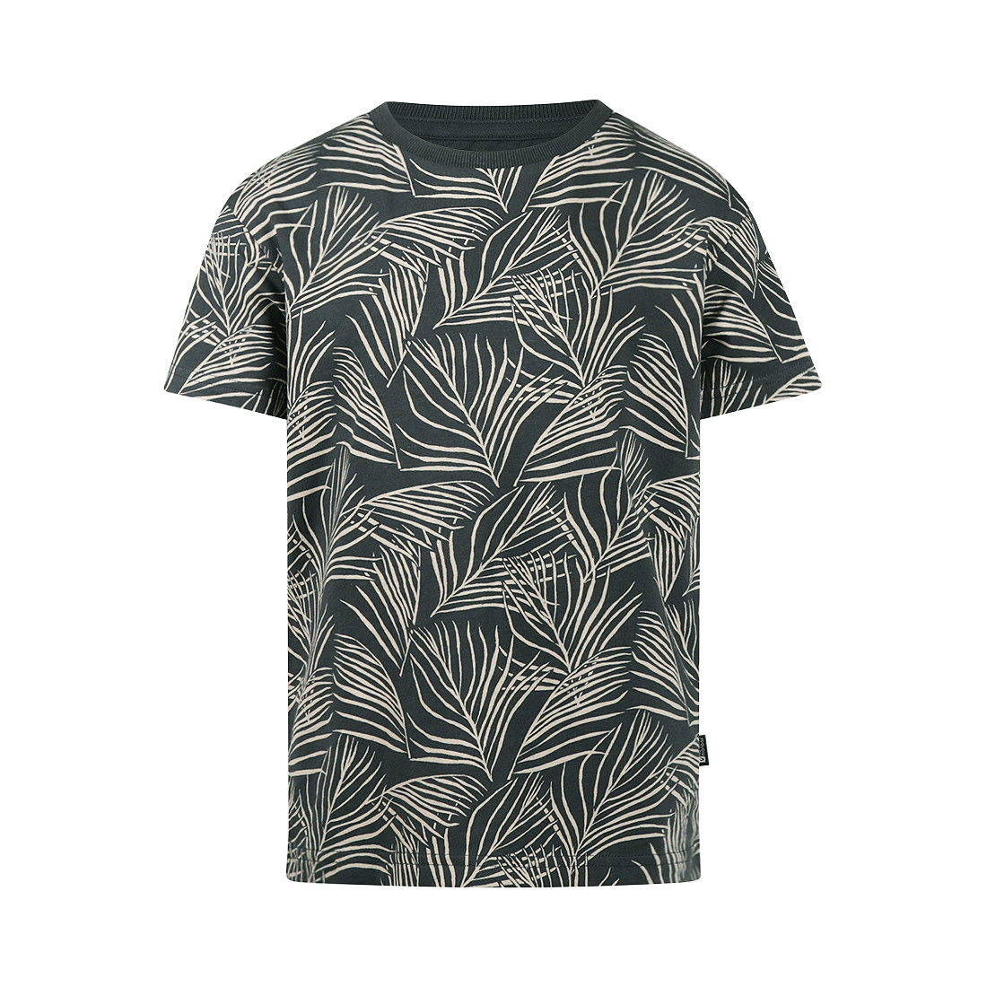 Anthracite Tshirt Leaves