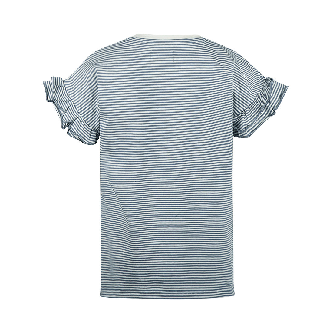 Faded Blue Tshirt Striped