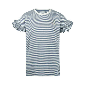 Faded Blue Tshirt Striped