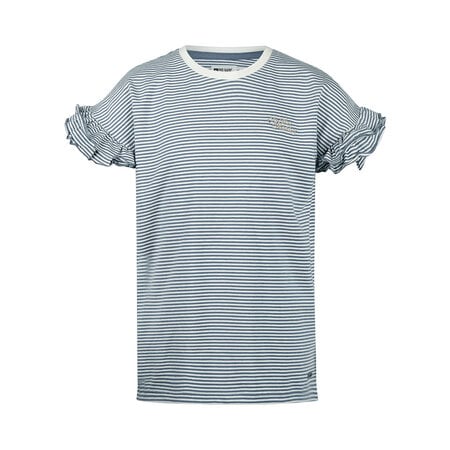 Faded Blue Tshirt Striped