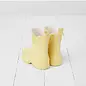 Buttermilk Yellow Chunky Sole Kids Shortie Welly