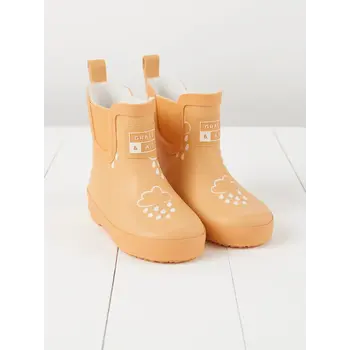 Peach Short Colour-Changing Kids Wellies