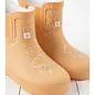 Peach Short Colour-Changing Kids Wellies