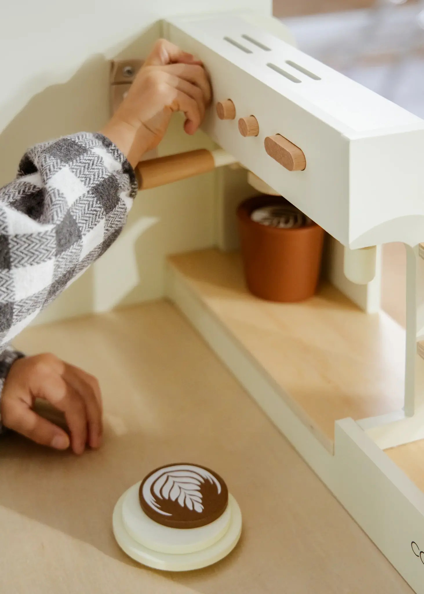 Wooden Coffeeshop Playset