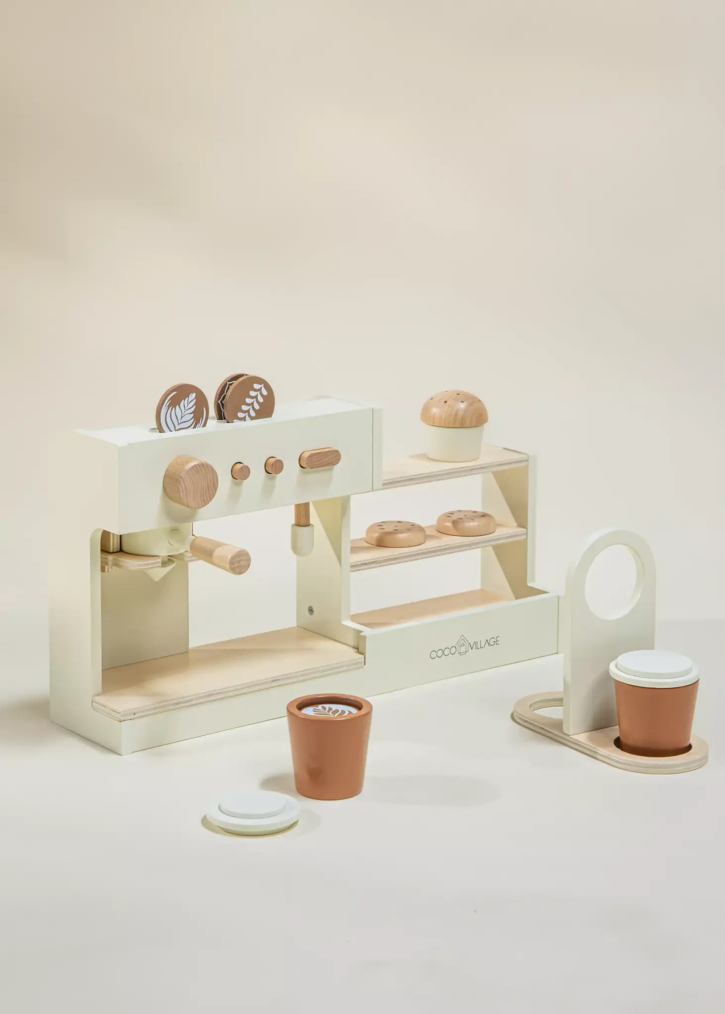 Wooden Coffeeshop Playset