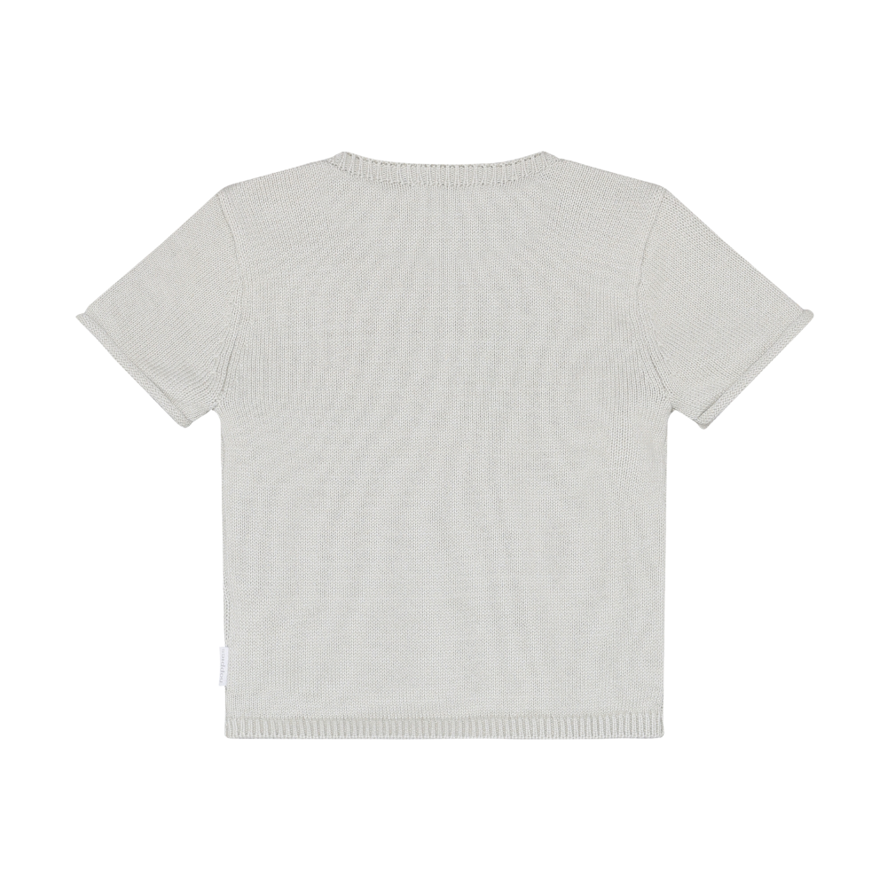 Knitted White Tee