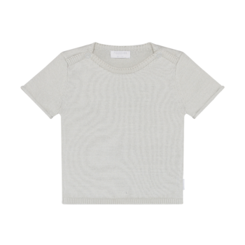 Knitted White Tee
