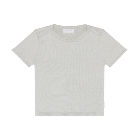 Knitted White Tee