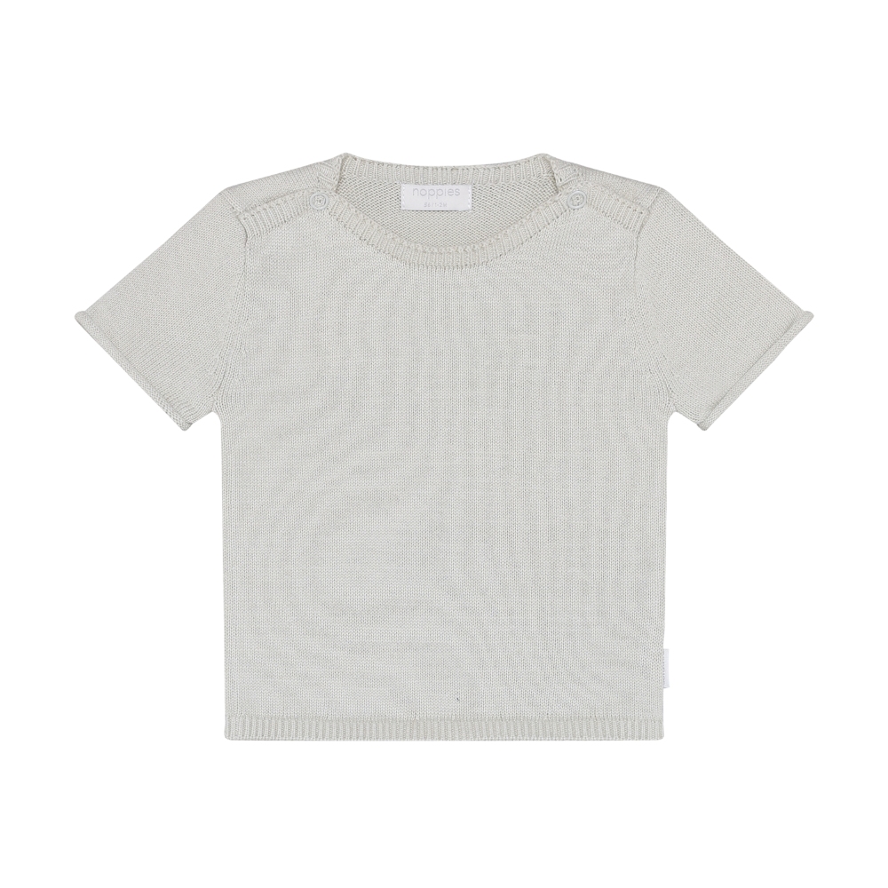 Knitted White Tee