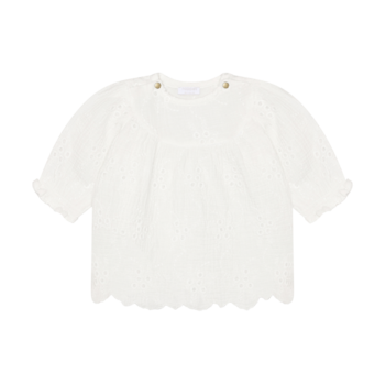 Dress White Flower Pattern