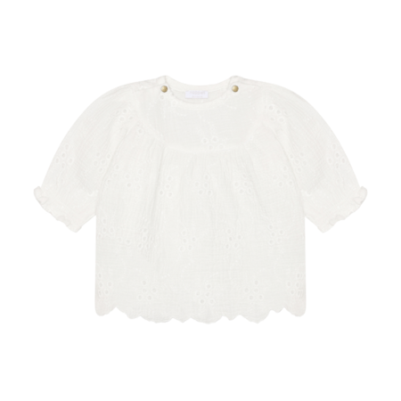 Dress White Flower Pattern