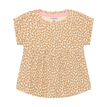 Dress Sand Flowers Brown
