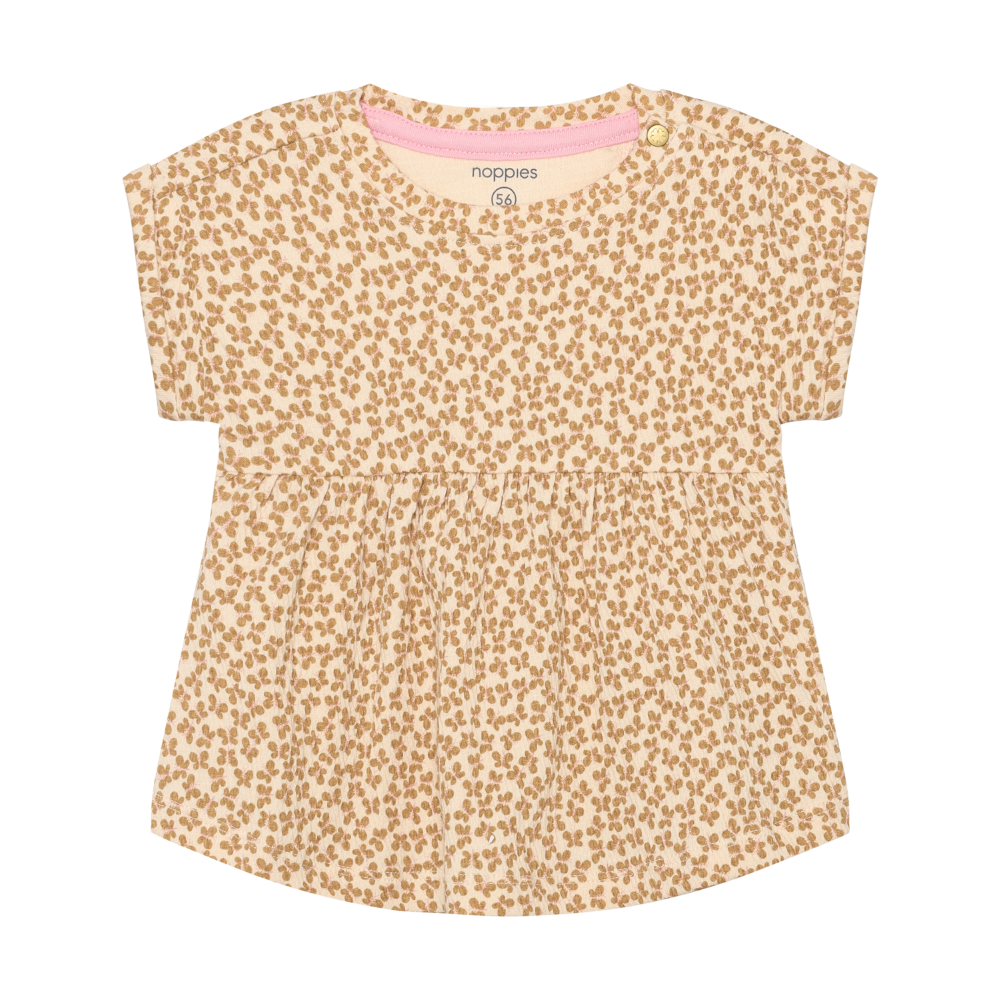 Dress Sand Flowers Brown