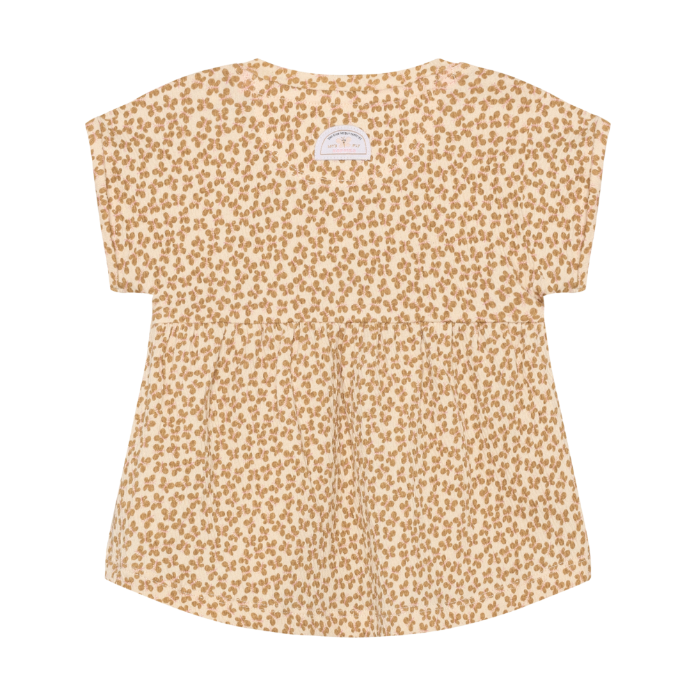 Dress Sand Flowers Brown