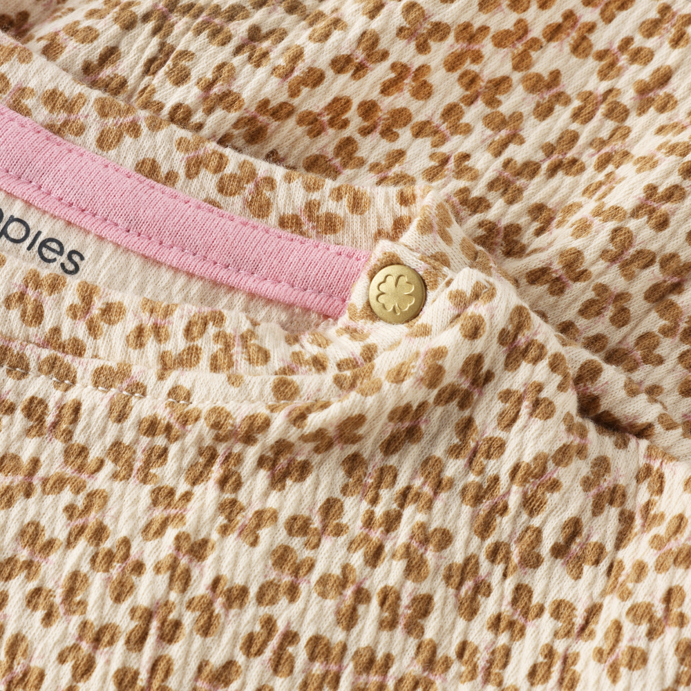 Dress Sand Flowers Brown