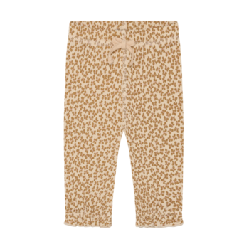 Legging Long Brown Flowers
