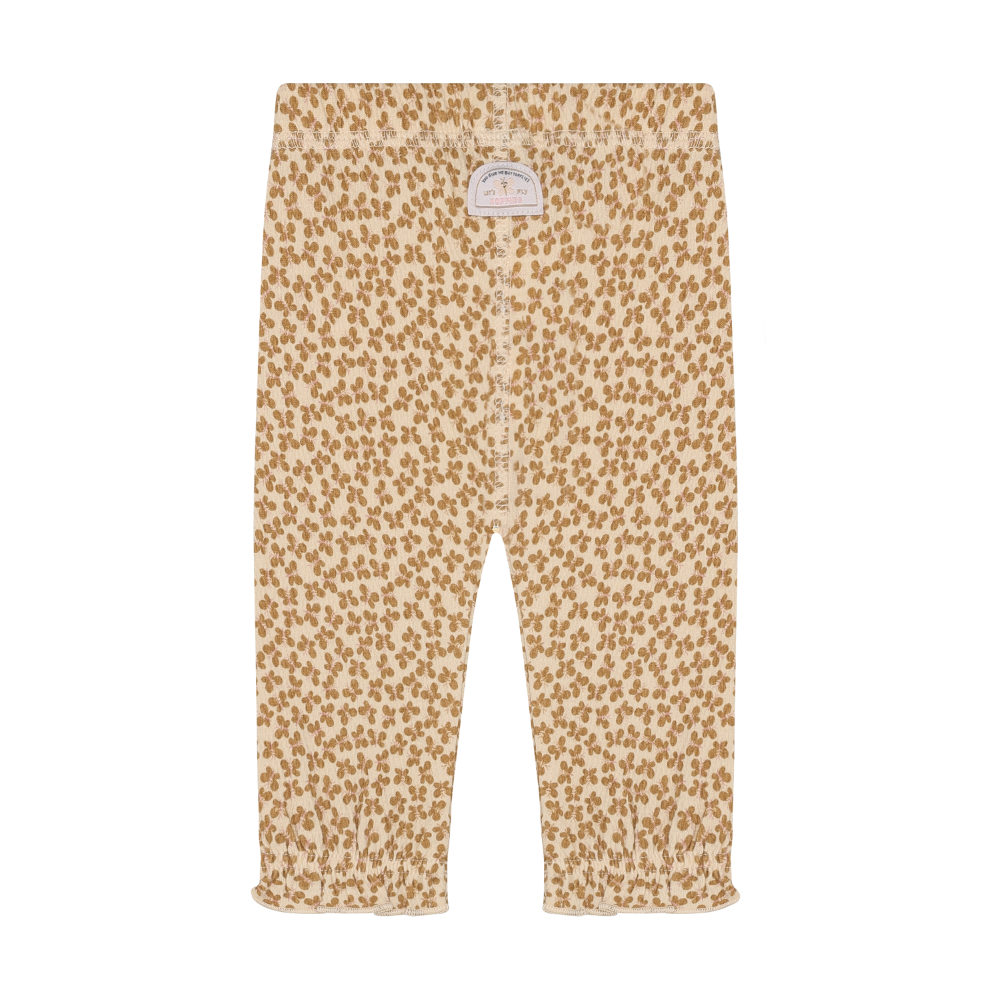 Legging Long Brown Flowers