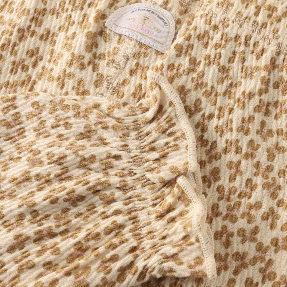 Legging Long Brown Flowers