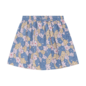 Skirt Midi Blue Flowers
