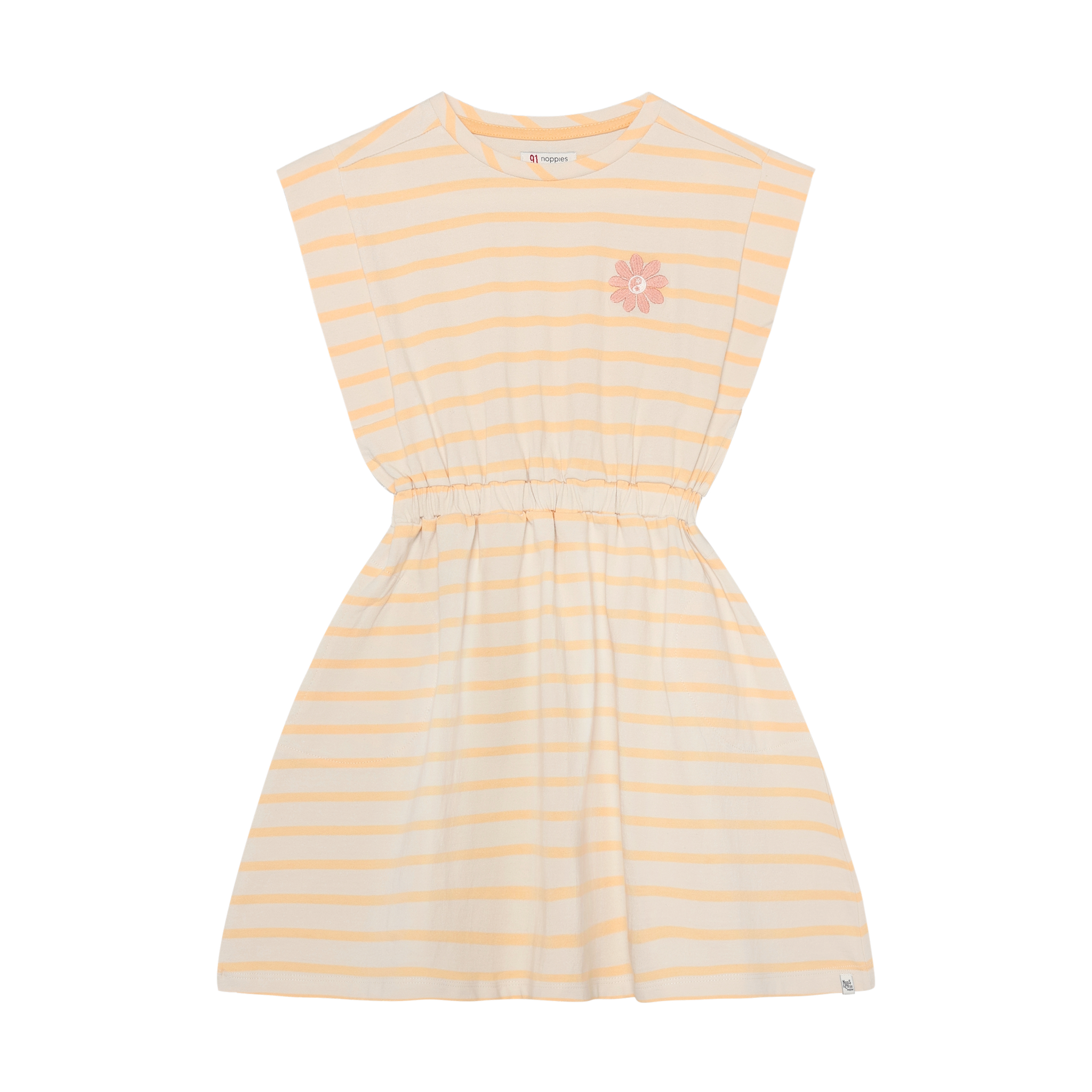 Dress Midi Stripe Yellow