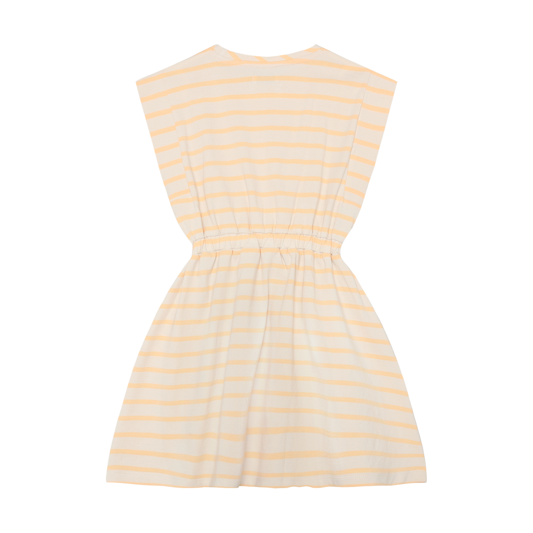 Dress Midi Stripe Yellow