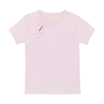 Tshirt Rib Bows Pink/Blue